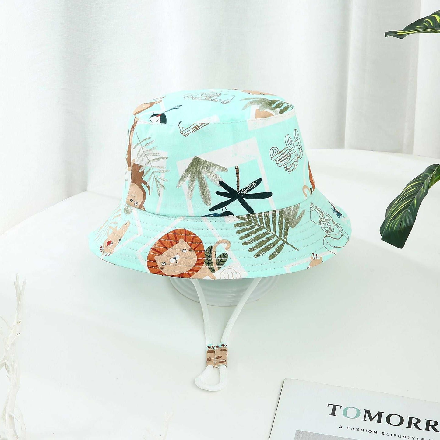 Children's Printed Bucket Sun Hat