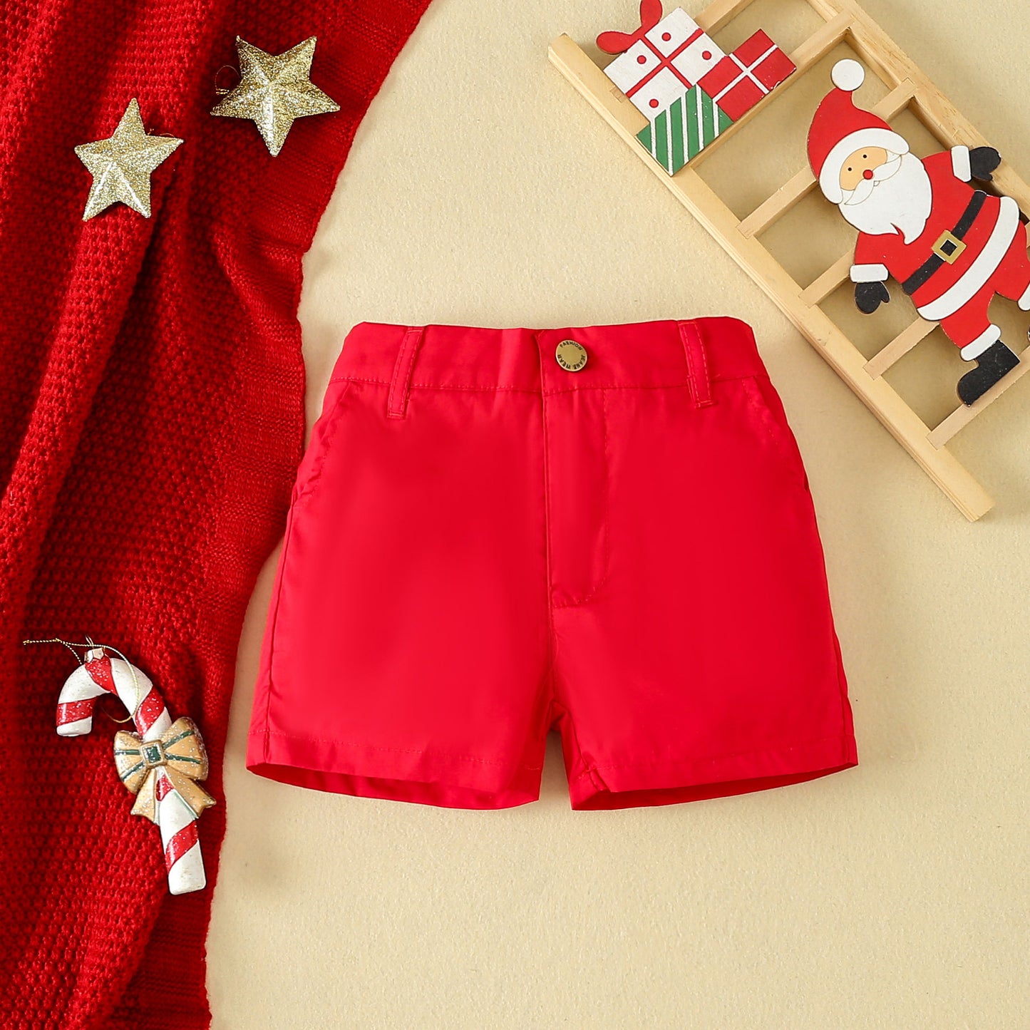 Christmas Boys Casual Short-sleeve Set