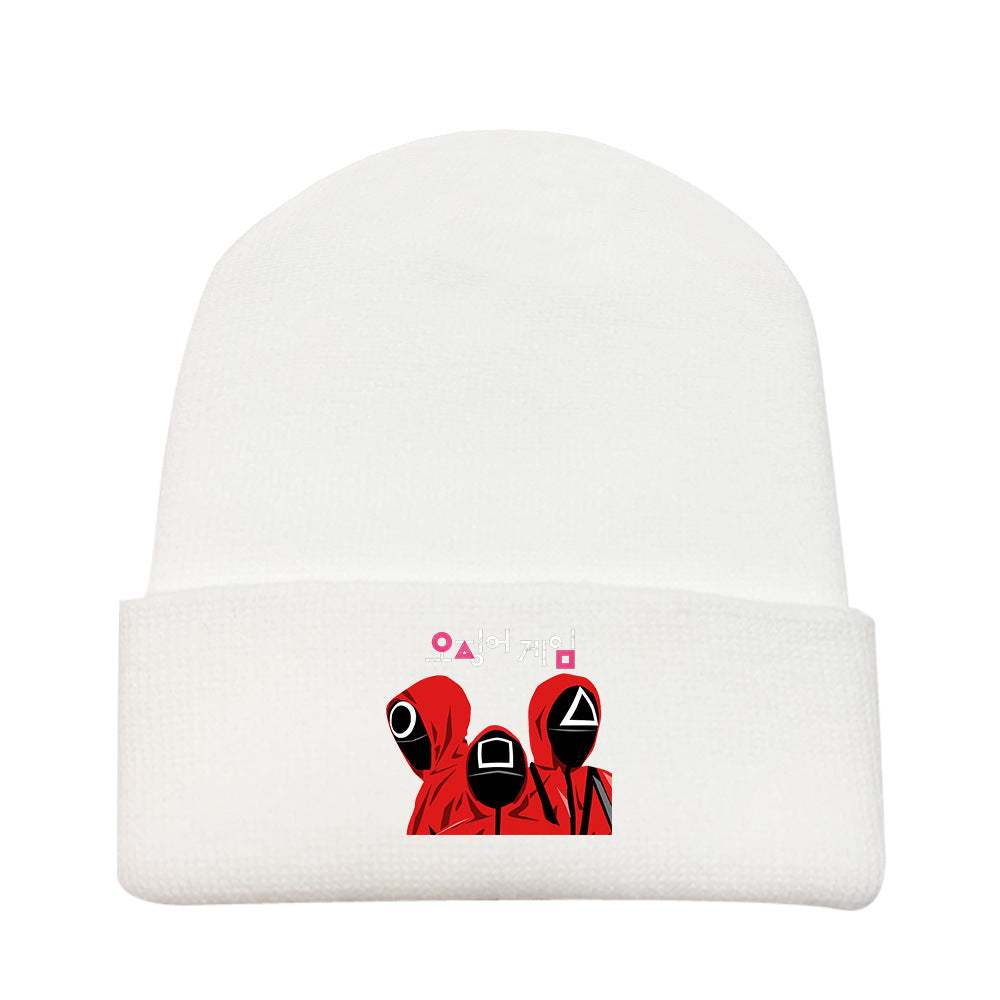 Simple Knitted 2D Digital Printing Beanie