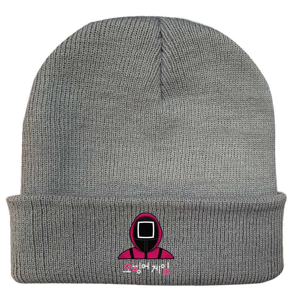 Simple Knitted 2D Digital Printing Beanie