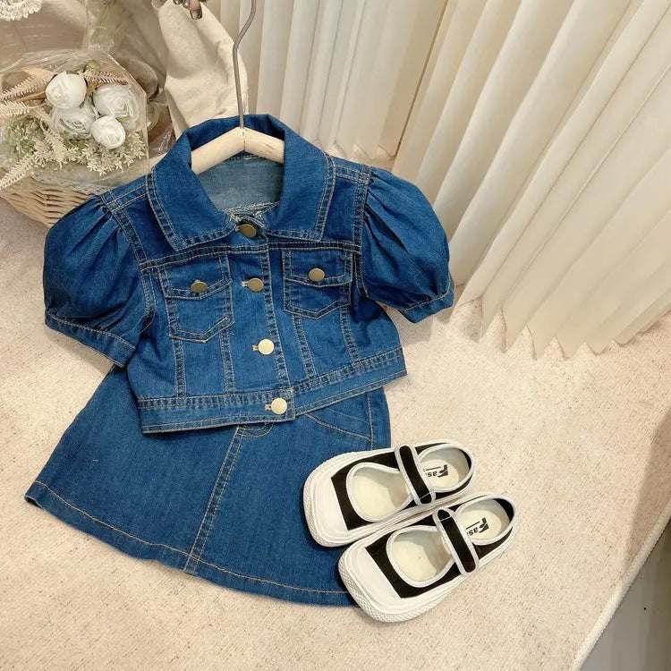 Clothing Fashionable Stylish Blue Suit for Girls