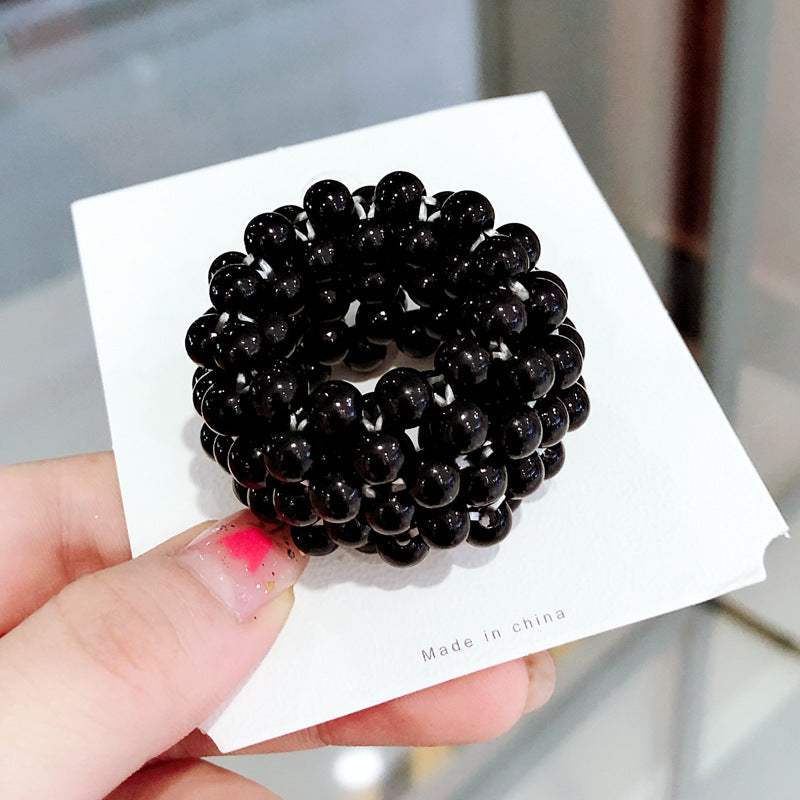 Pearl Hair Band Wide Rubber Bands