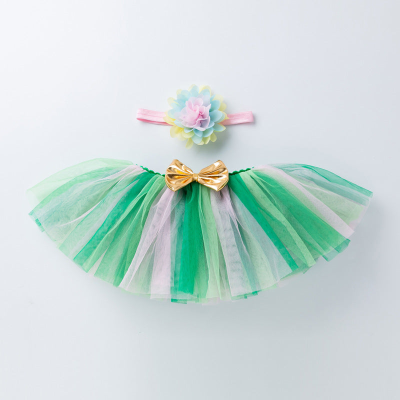 Baby Printed TuTu Mesh Skirt
