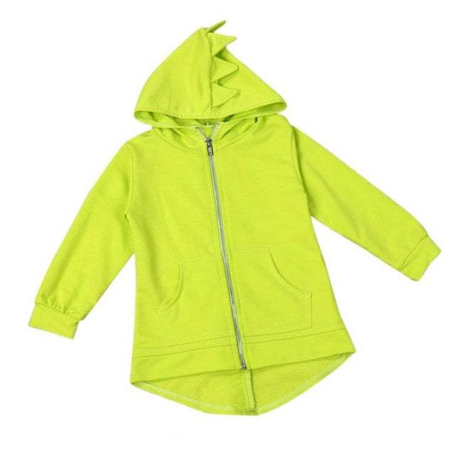 Boy Jacket Dinosaur Hooded Coat