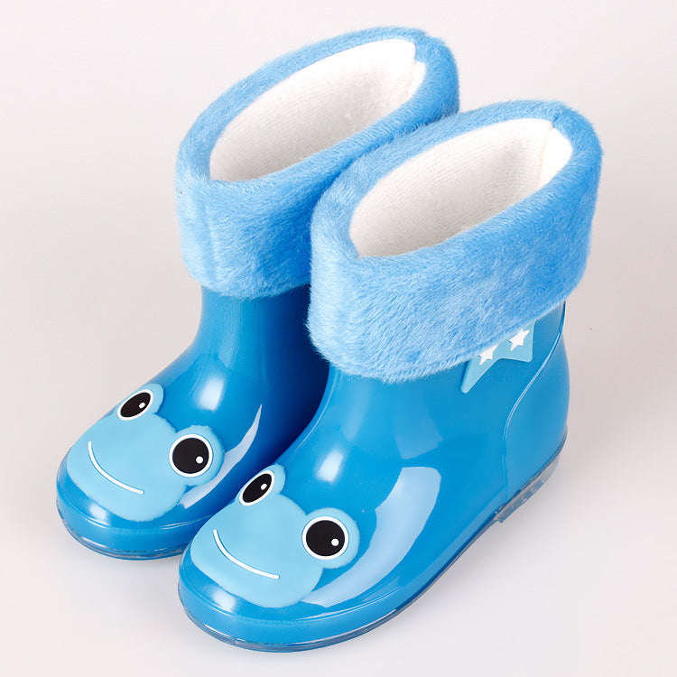 Removable Cotton All Season Rain Boots