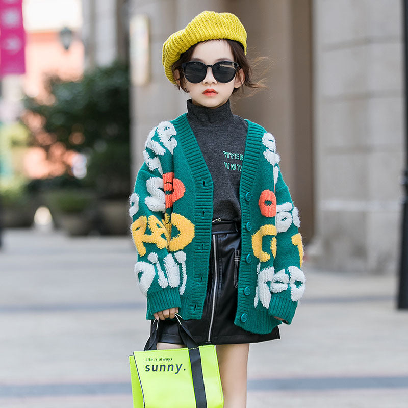 New Spring And Autumn Net Style Sweater Coat