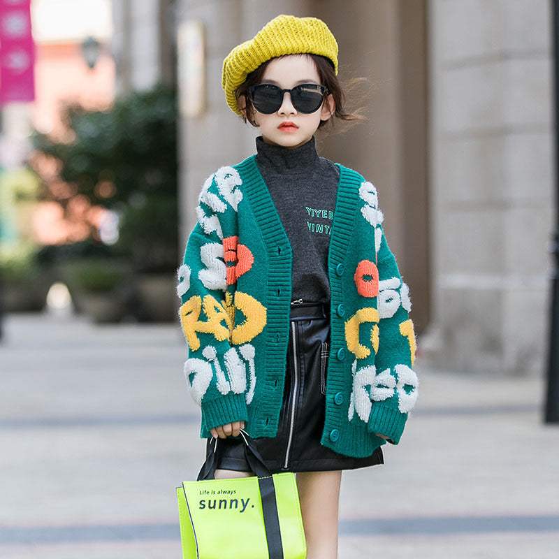New Spring And Autumn Net Style Sweater Coat