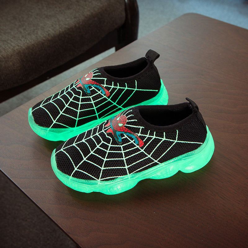 Children's cartoon sole luminous shoes