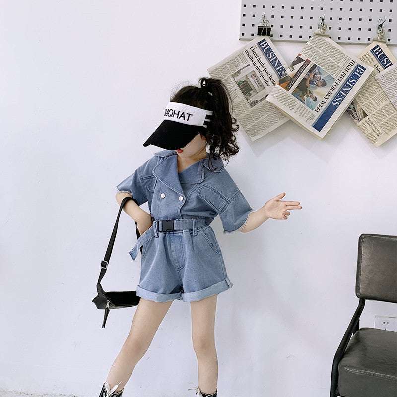 Girls Denim Cute 2pc Set