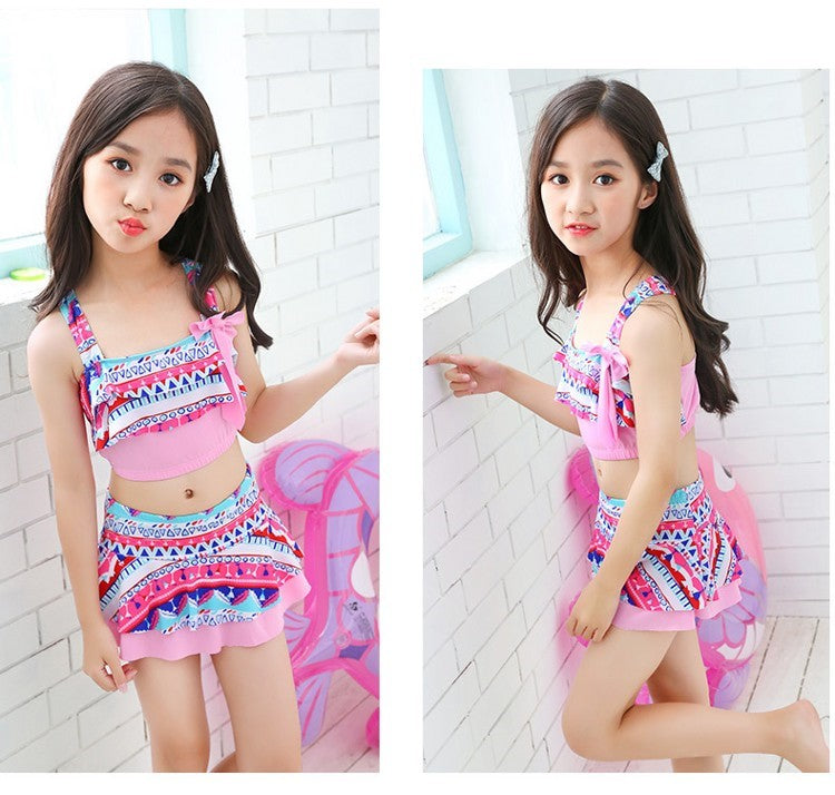 Girls Swimsuit Bikini 2pc Set