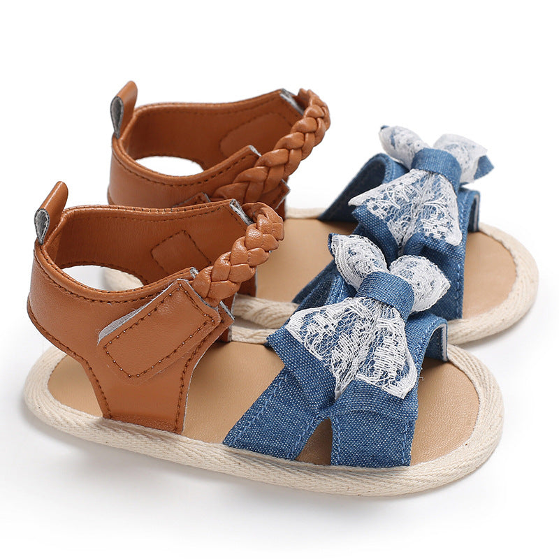 Braid Strap Silicone Non-Slip Baby Girl Sandals