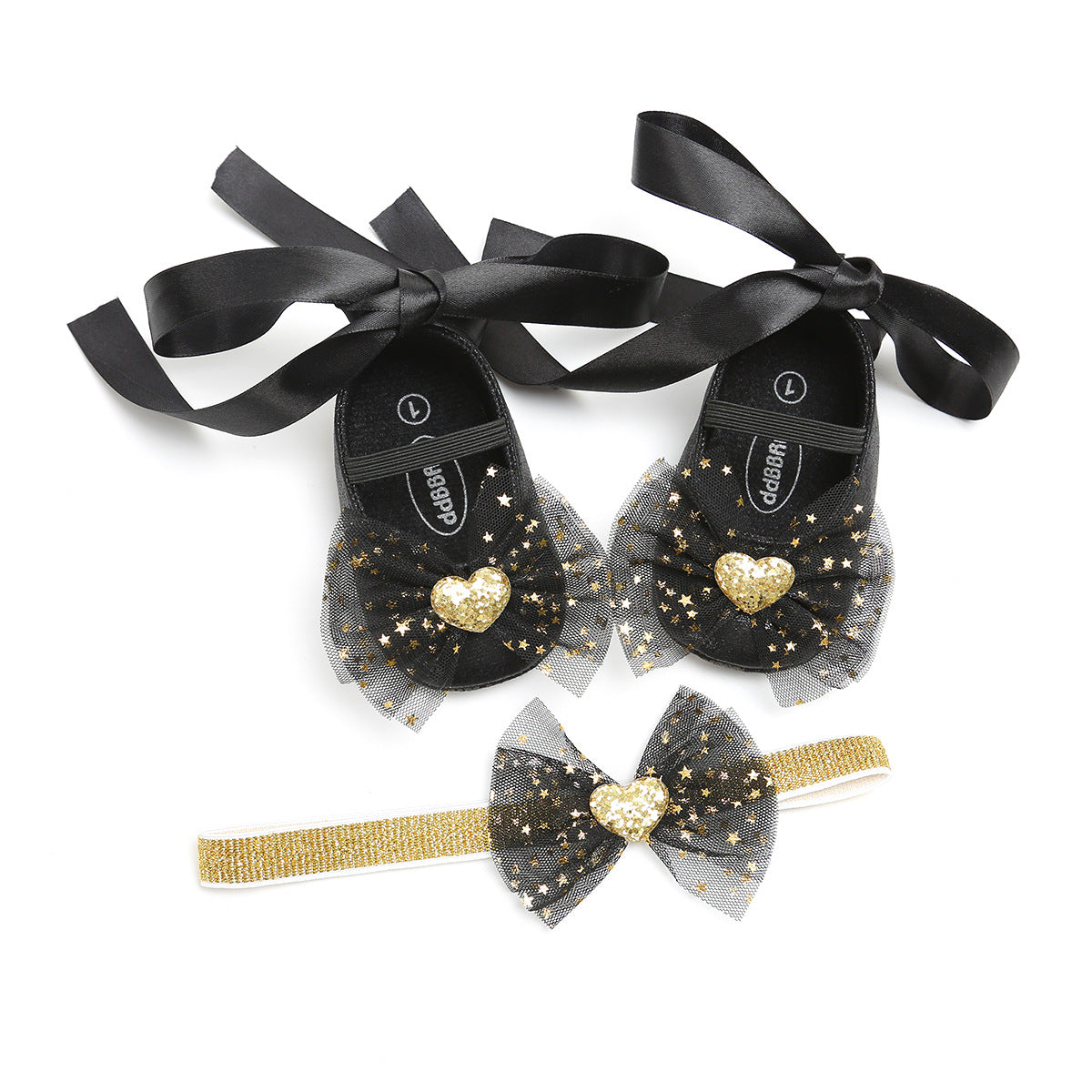 Cute butterfly Baby shoes With Headdress