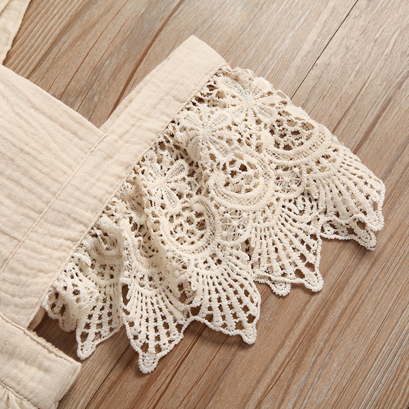 Girl Lace Suspender Dress