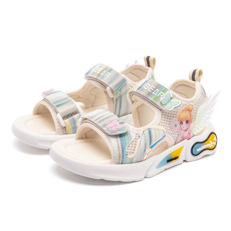 Girls Cartoon Breathable Sandals