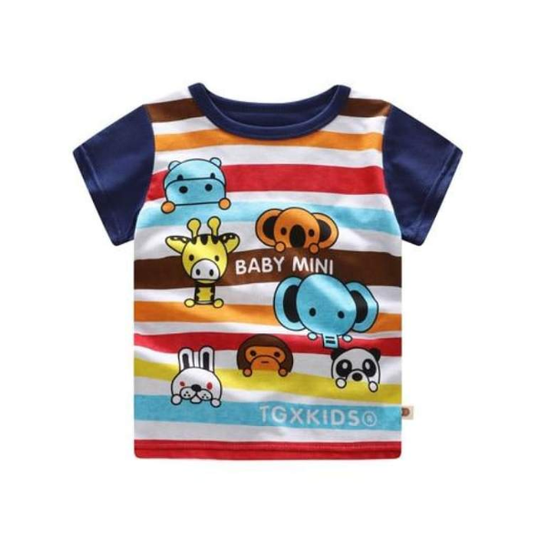 Childrens Cartoon short sleeve two-piece Set