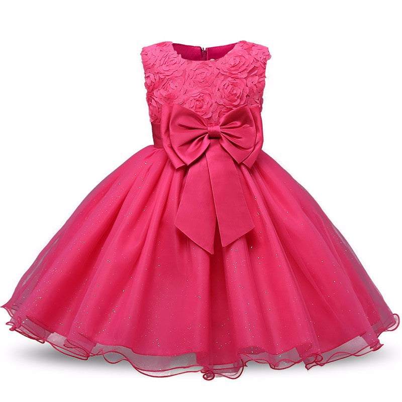 Girls Pageant Flower Girl Birthday Party Dress