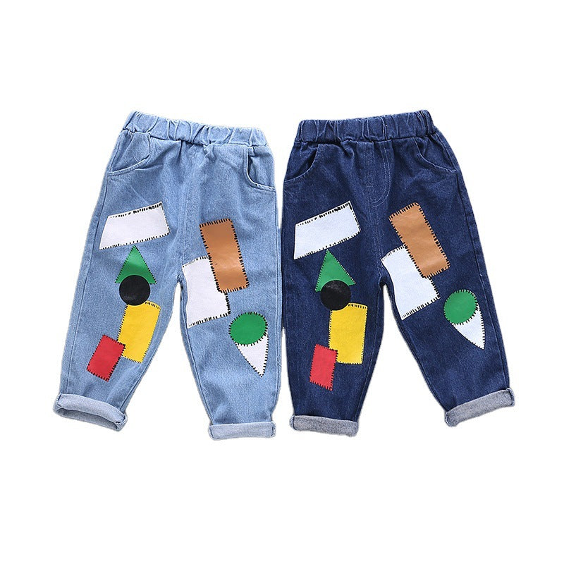 Kids Toddler Pattern Jeans