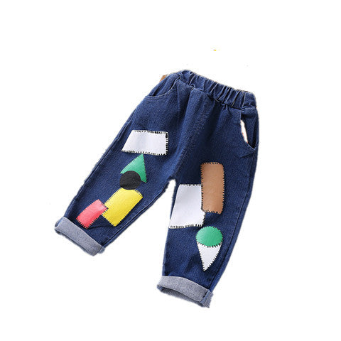 Kids Toddler Pattern Jeans