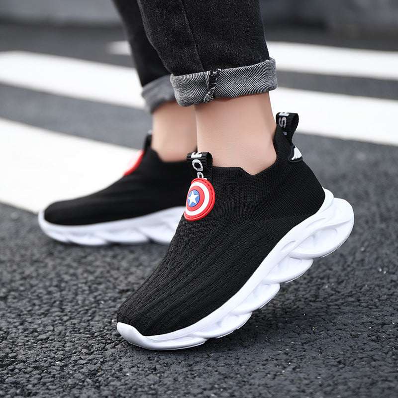 Children's Knitted Tennis Shoes