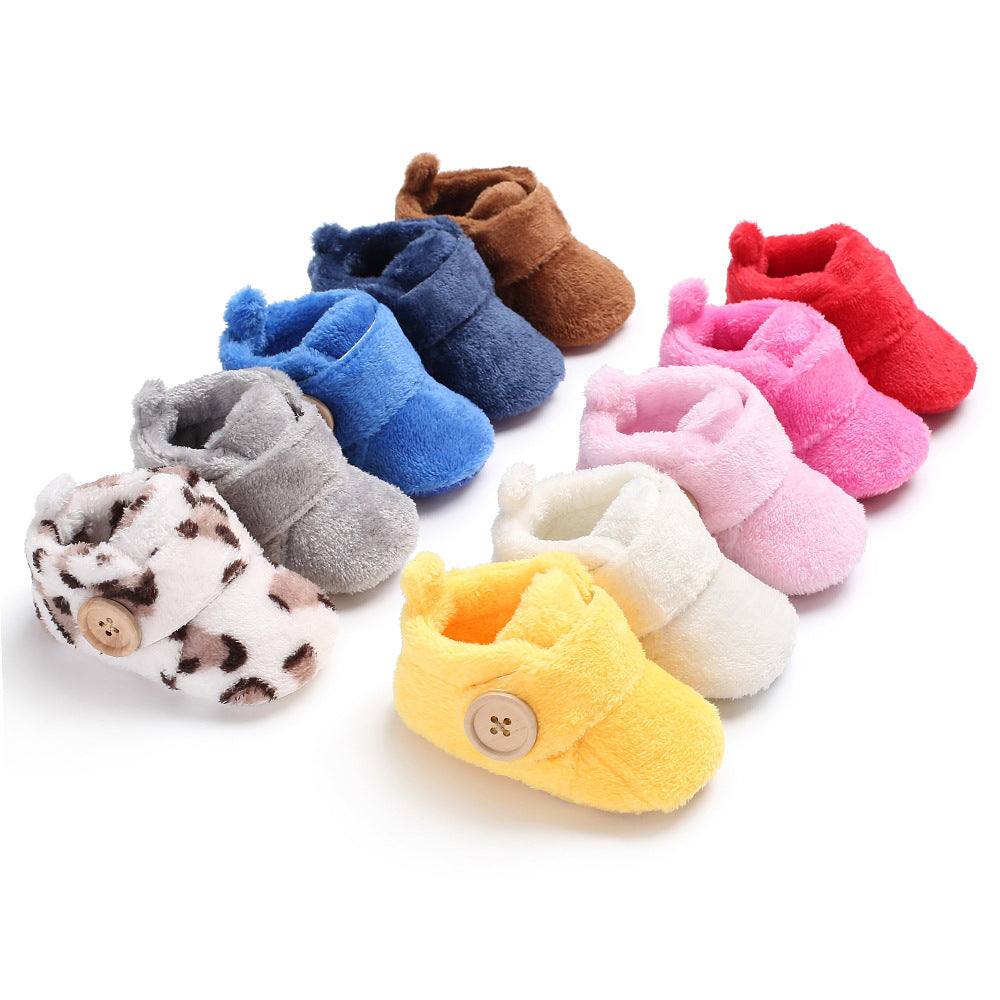 Baby soft soled Fur Booties