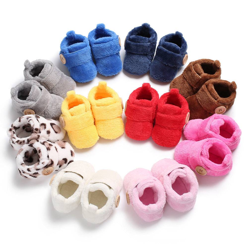 Baby soft soled Fur Booties