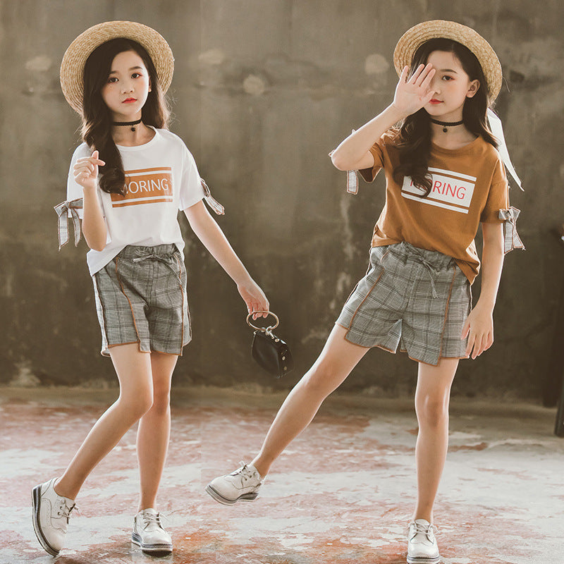 BIg Kids Short Sleeve Casual Morning Set