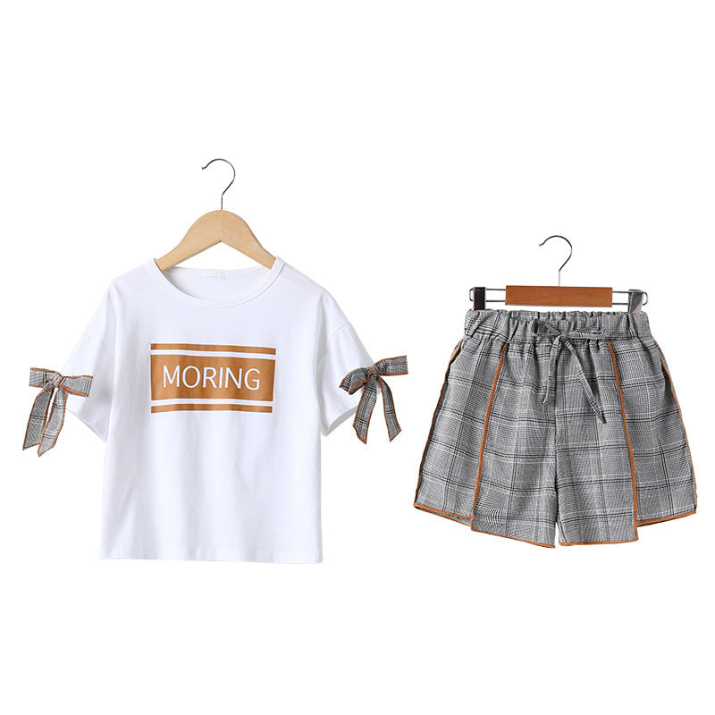 BIg Kids Short Sleeve Casual Morning Set