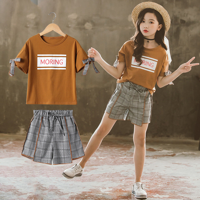 BIg Kids Short Sleeve Casual Morning Set