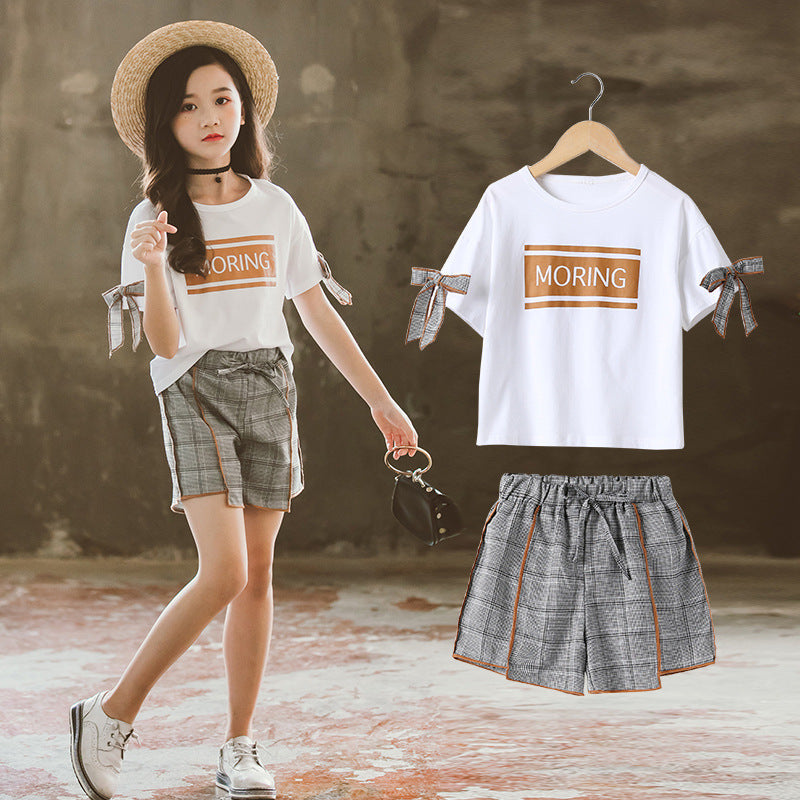 BIg Kids Short Sleeve Casual Morning Set