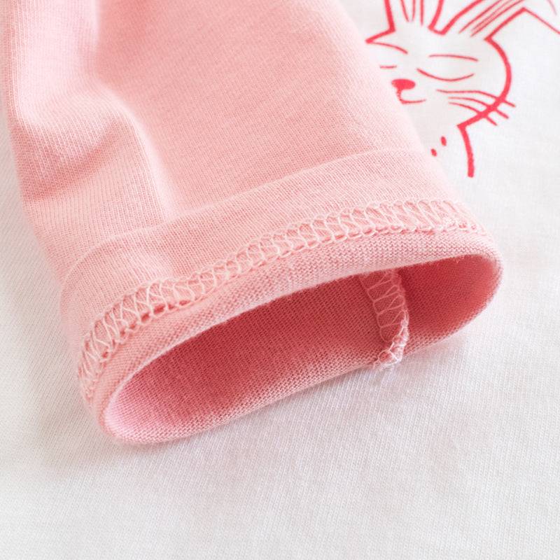 Long-Sleeved Twin Bunny T-Shirt