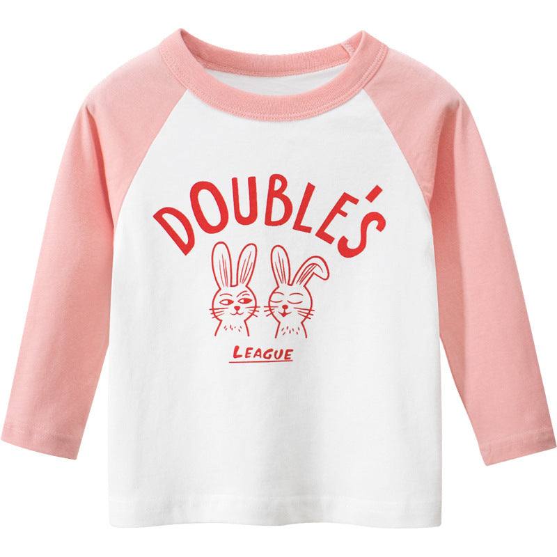 Long-Sleeved Twin Bunny T-Shirt