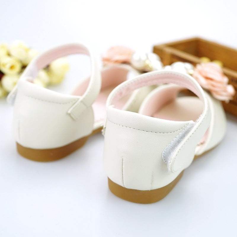 Big Kids Korean Style Flower Princess Comfortable Sandals