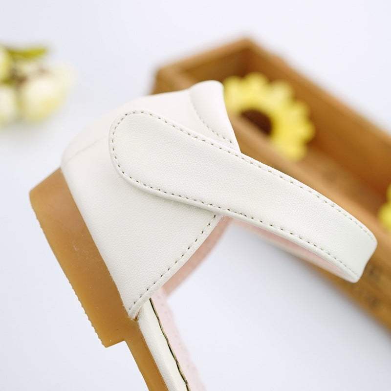 Big Kids Korean Style Flower Princess Comfortable Sandals