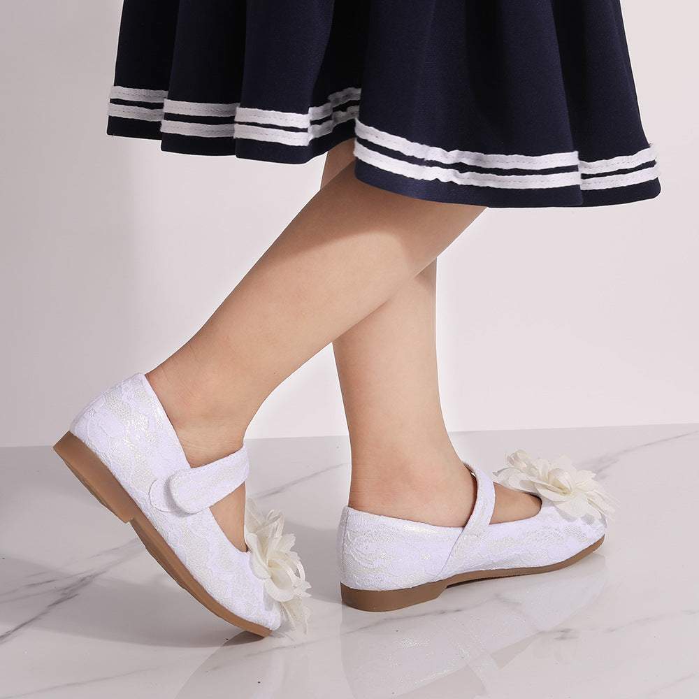 Girls Flower Dress Shoes