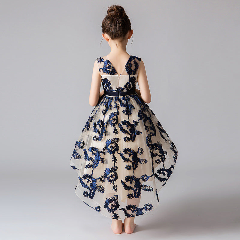 Girls Casual Short tail Princess Dress
