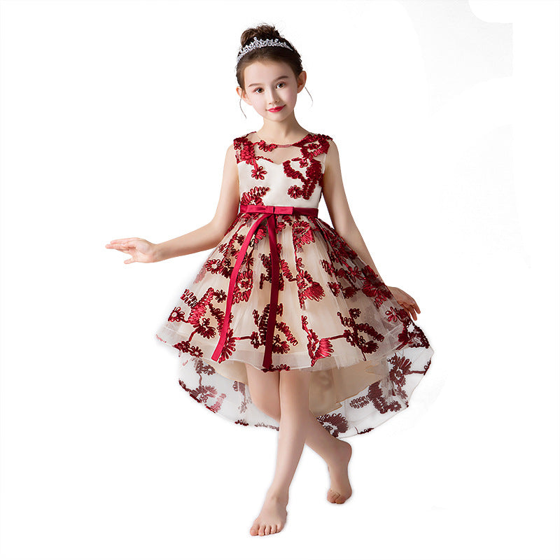 Girls Casual Short tail Princess Dress
