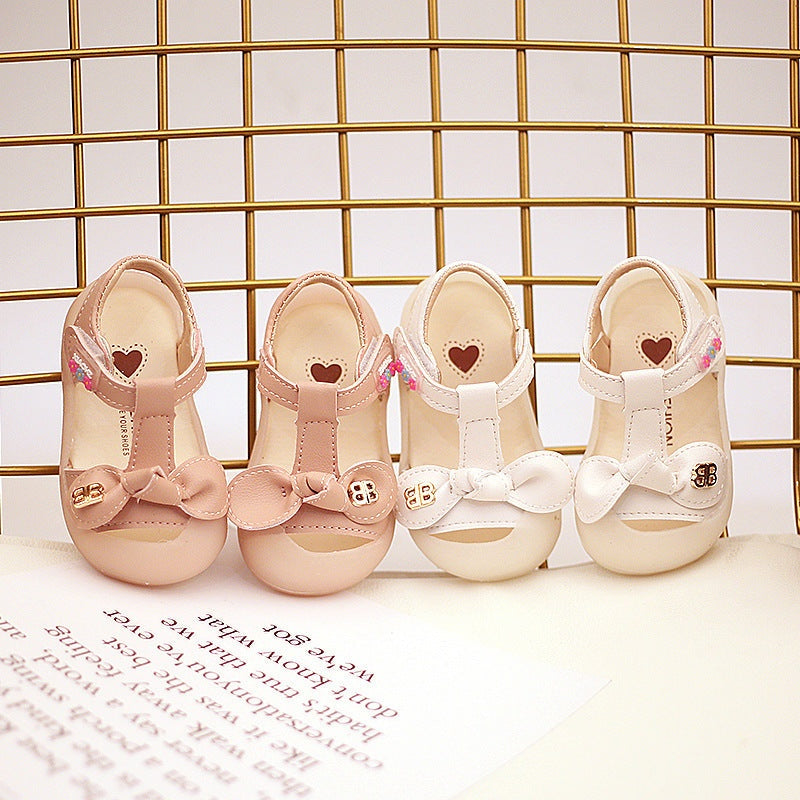 Baby Girls Non-Slip Toe Sandals