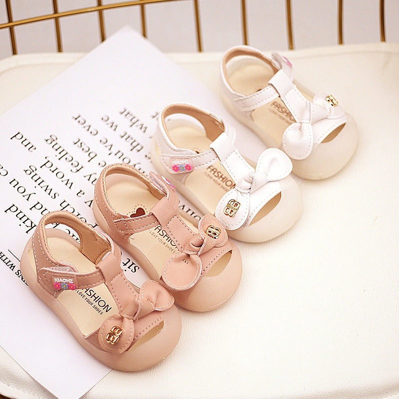 Baby Girls Non-Slip Toe Sandals