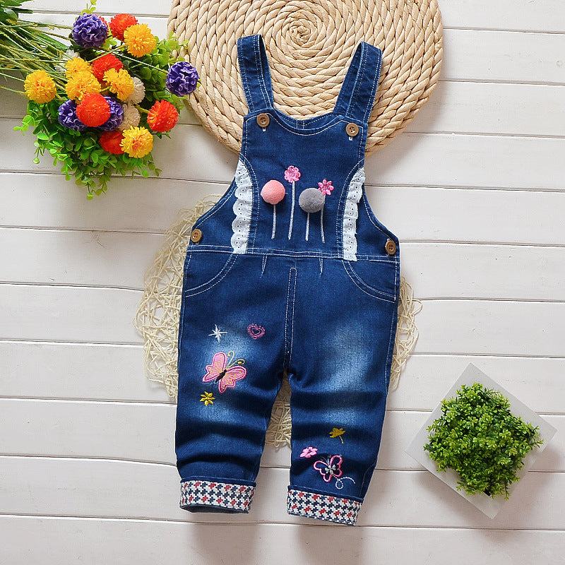 New Style Children's Overalls Jeans Jumper