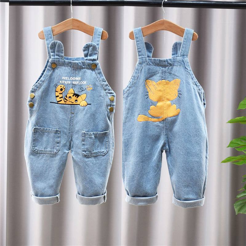 New Style Children's Overalls Jeans Jumper
