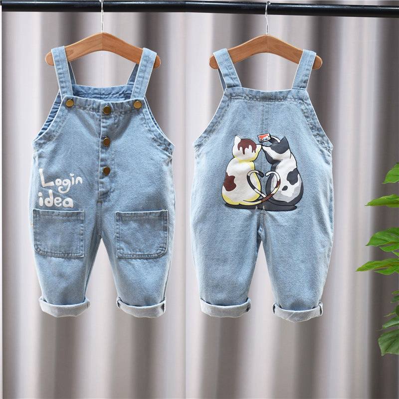 New Style Children's Overalls Jeans Jumper