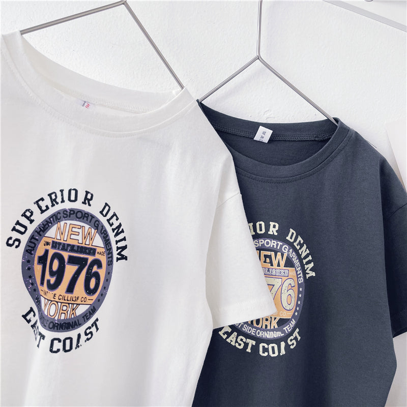 Children Short Sleeve Western Style T-Shirt