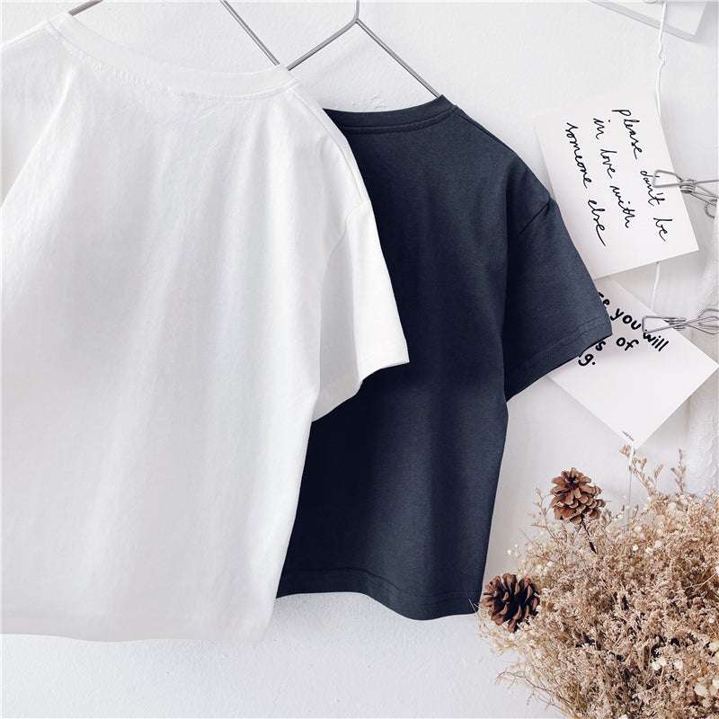 Children Short Sleeve Western Style T-Shirt