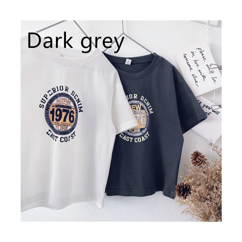 Children Short Sleeve Western Style T-Shirt