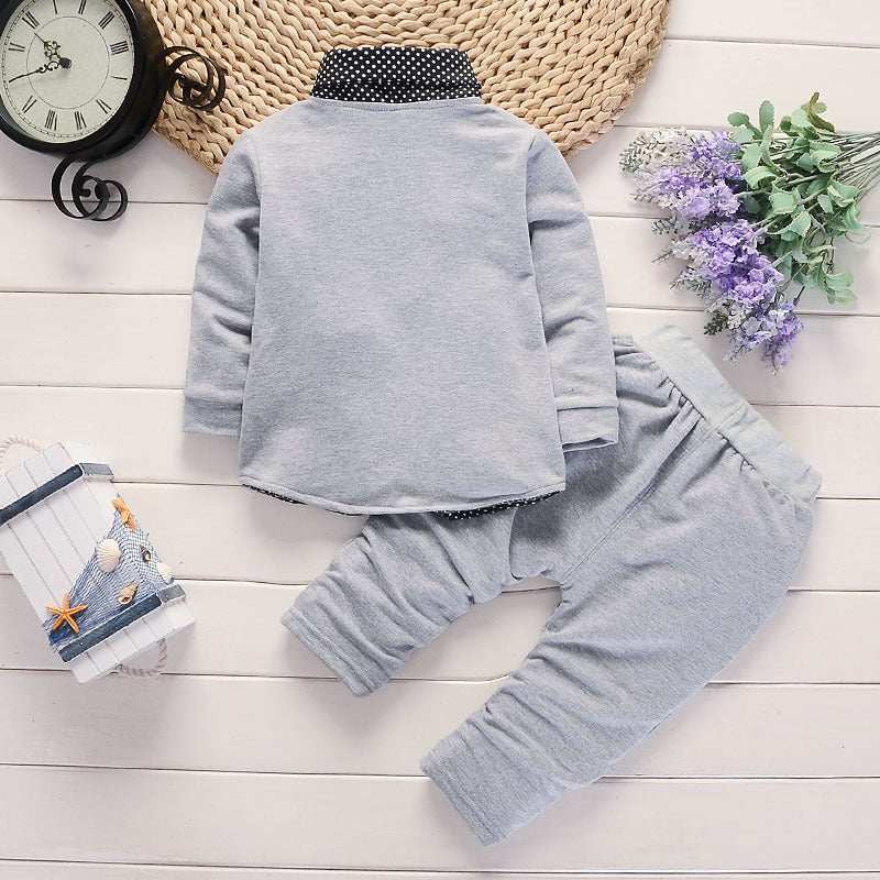 New Design Style Toddler Boys Casual Suit Set