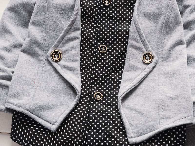 New Design Style Toddler Boys Casual Suit Set
