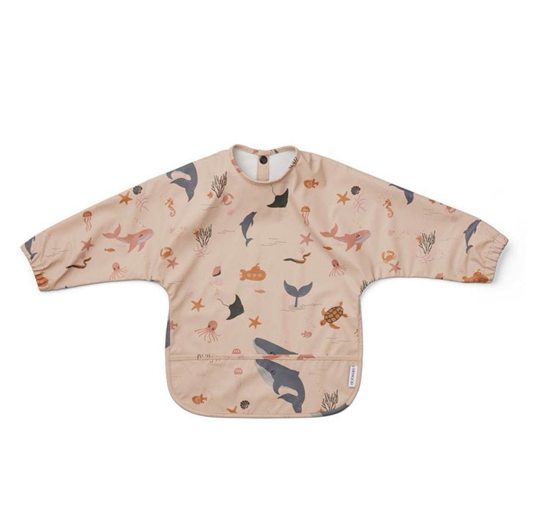 Children's waterproof with pockets Feeding Coat