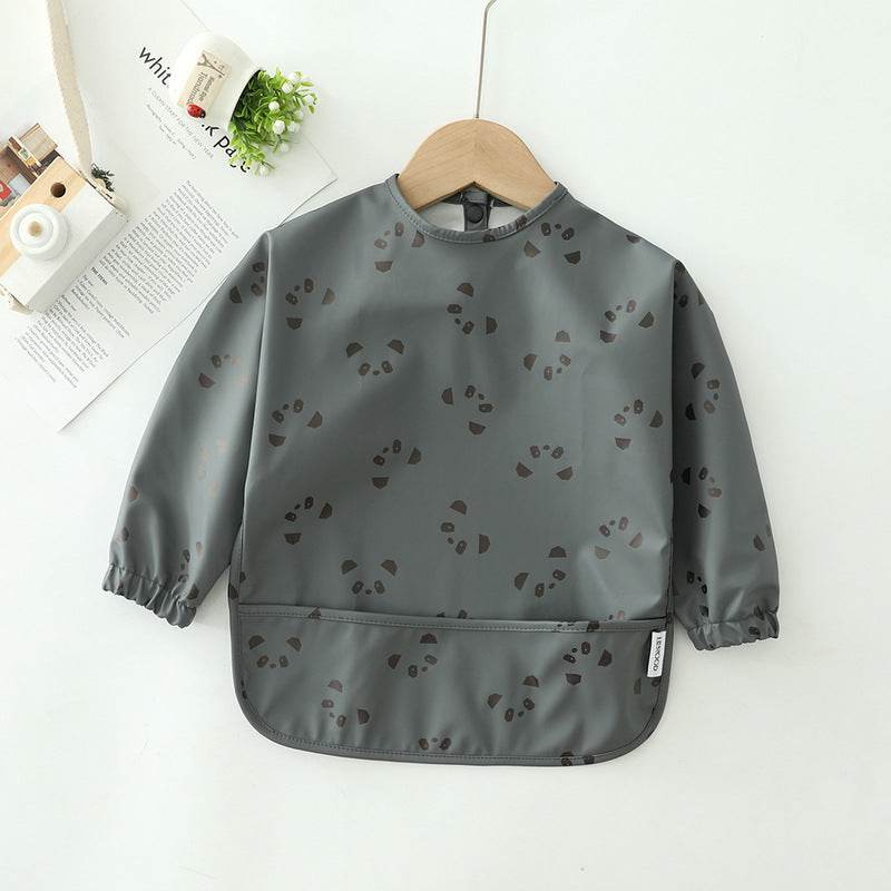 Children's waterproof with pockets Feeding Coat