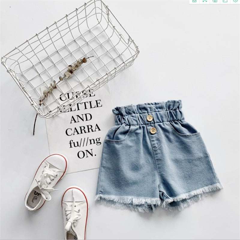 Girls High Waist Summer Hot Shorts