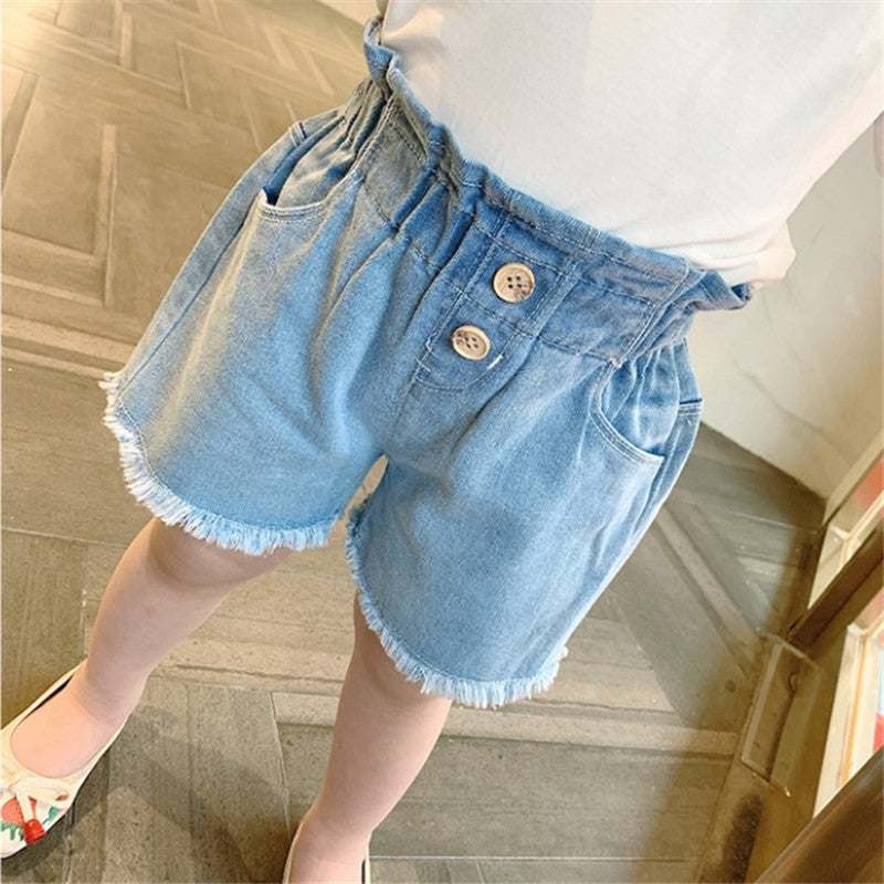 Girls High Waist Summer Hot Shorts